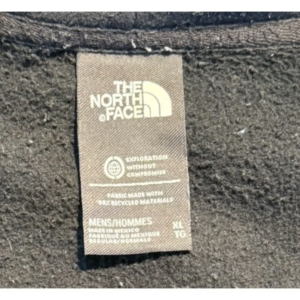 North Face Mens Heritage Patch Hoodie Size XL Full Zip Streetwear Outdoor Grunge